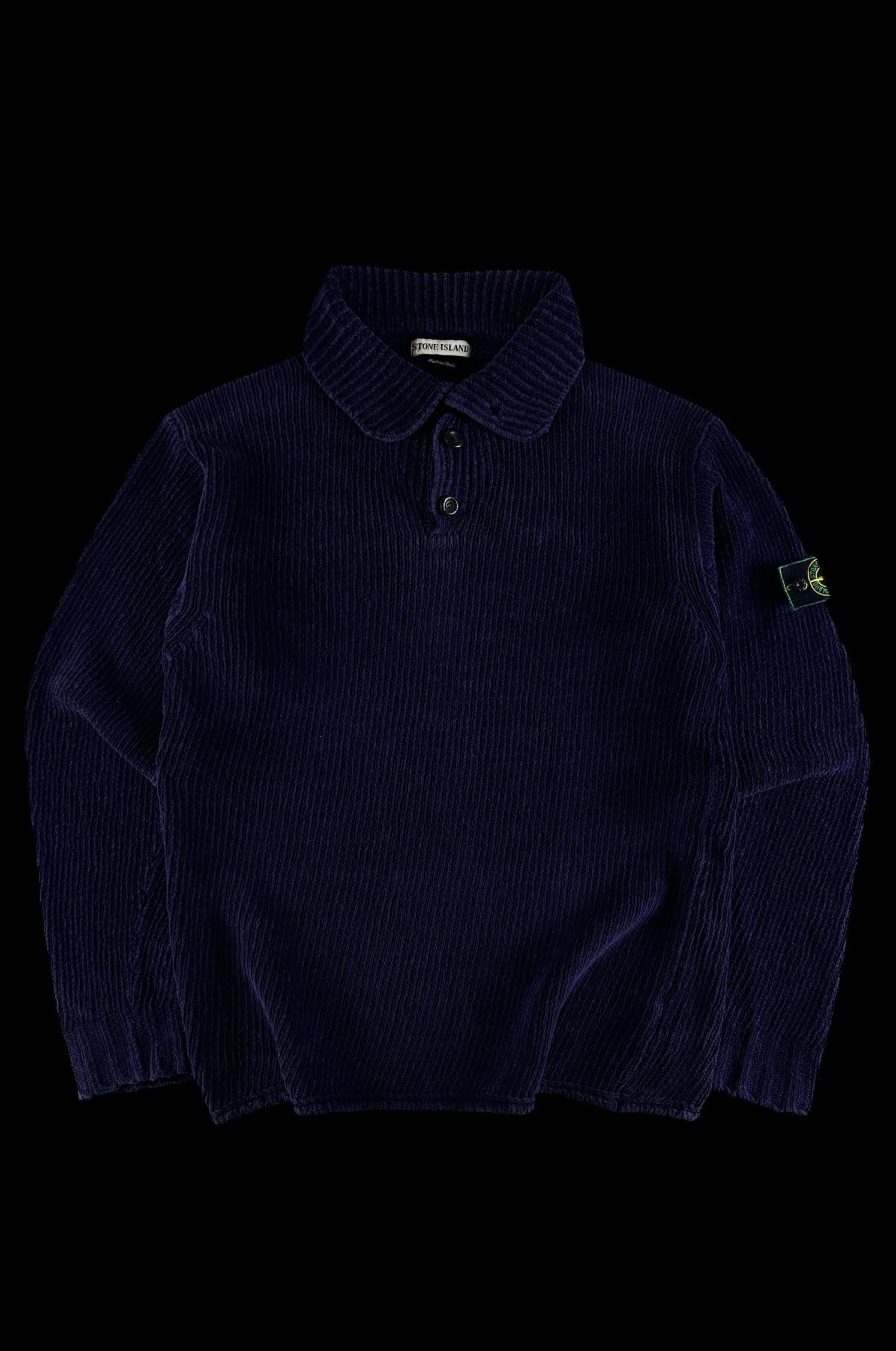 Stone Island 1998 Chenille Knitted Sweater [L]