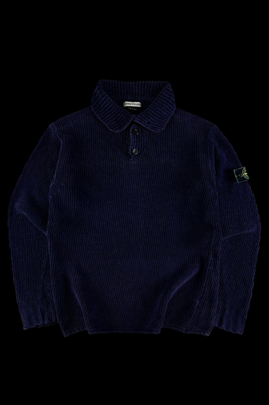 Stone Island 1998 Chenille Knitted Sweater [L]