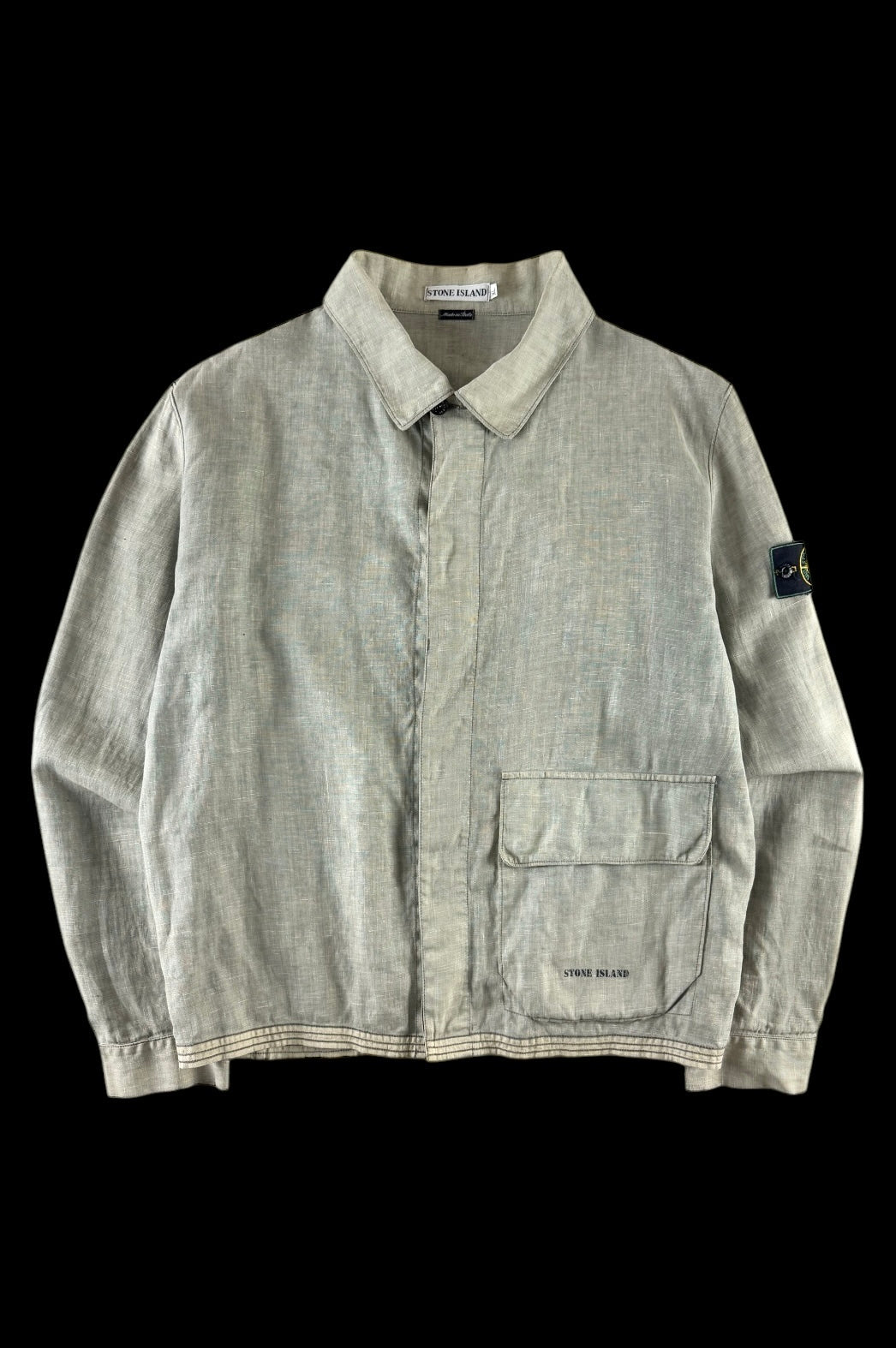 Stone Island 1996 Lino Flax Work Jacket [XL]