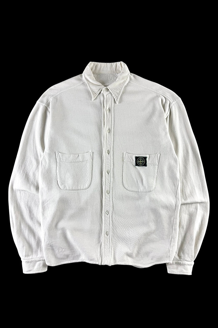 Stone Island 1985 Corduroy Collar Casual Shirt [L]