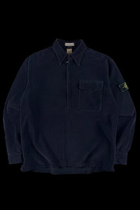 Stone Island AW 1995 1/4 Zip Pullover Jumbo Corduroy Shirt [L]