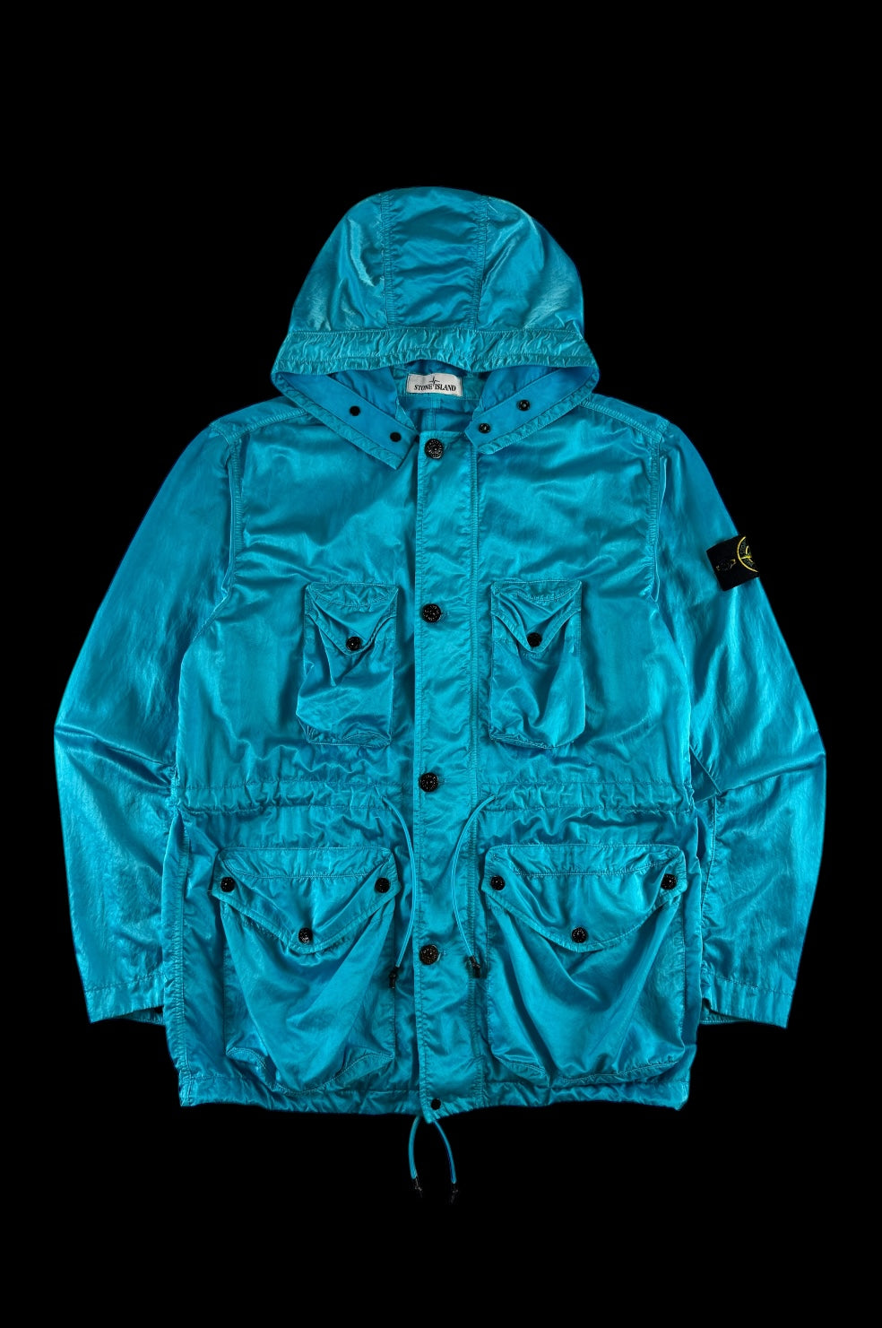 Stone Island SS 2021 Nylon Raso TC Multipocket Jacket [L]