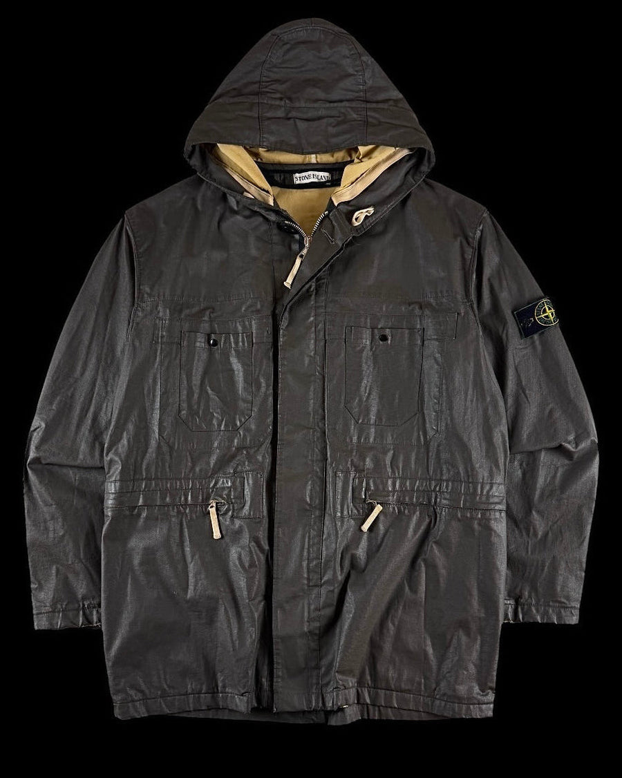 Stone Island AW 1999 Laminated Parka Jacket [XL]