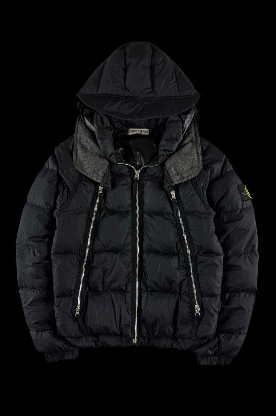 Stone Island AW 2010 Mesh Badge Puffer Jacket [S]