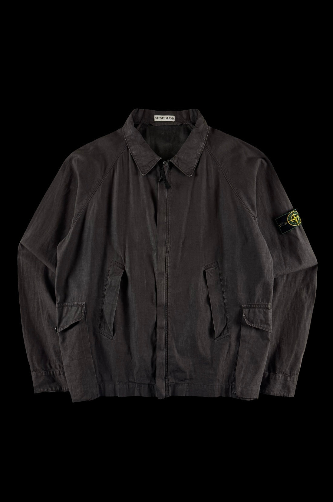 Stone Island SS 1999 Full Zip Lino Flax Jacket [XL]
