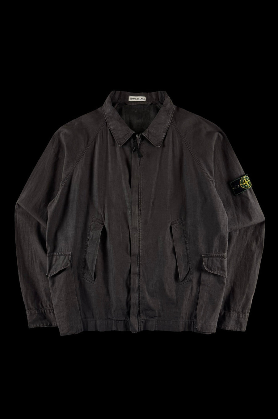 Stone Island SS 1999 Full Zip Lino Flax Jacket [XL]
