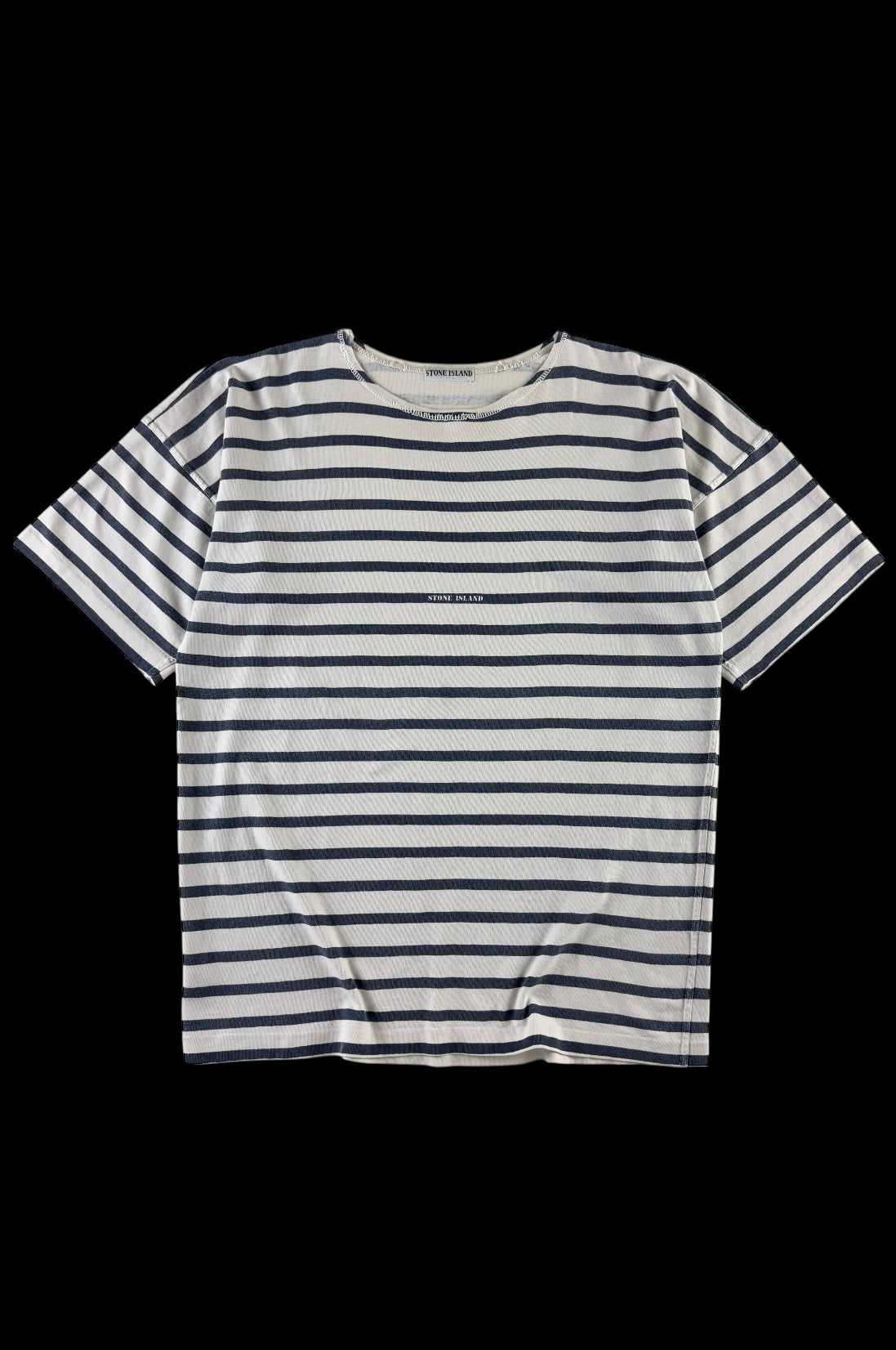 Stone Island 1980's Marina Striped T-Shirt [L]