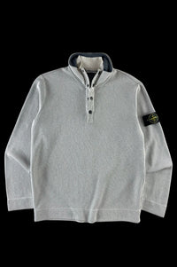 Stone Island 2000s Ribbed Pullover Sweatshirt [M]