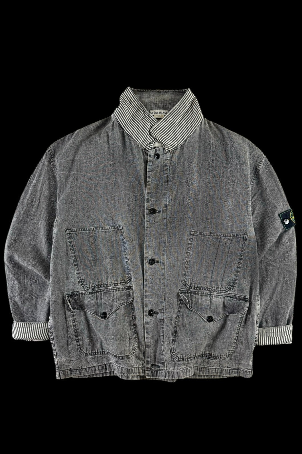 Stone Island 1986 Pigment Dyed Denim Carpenter Jacket [L]