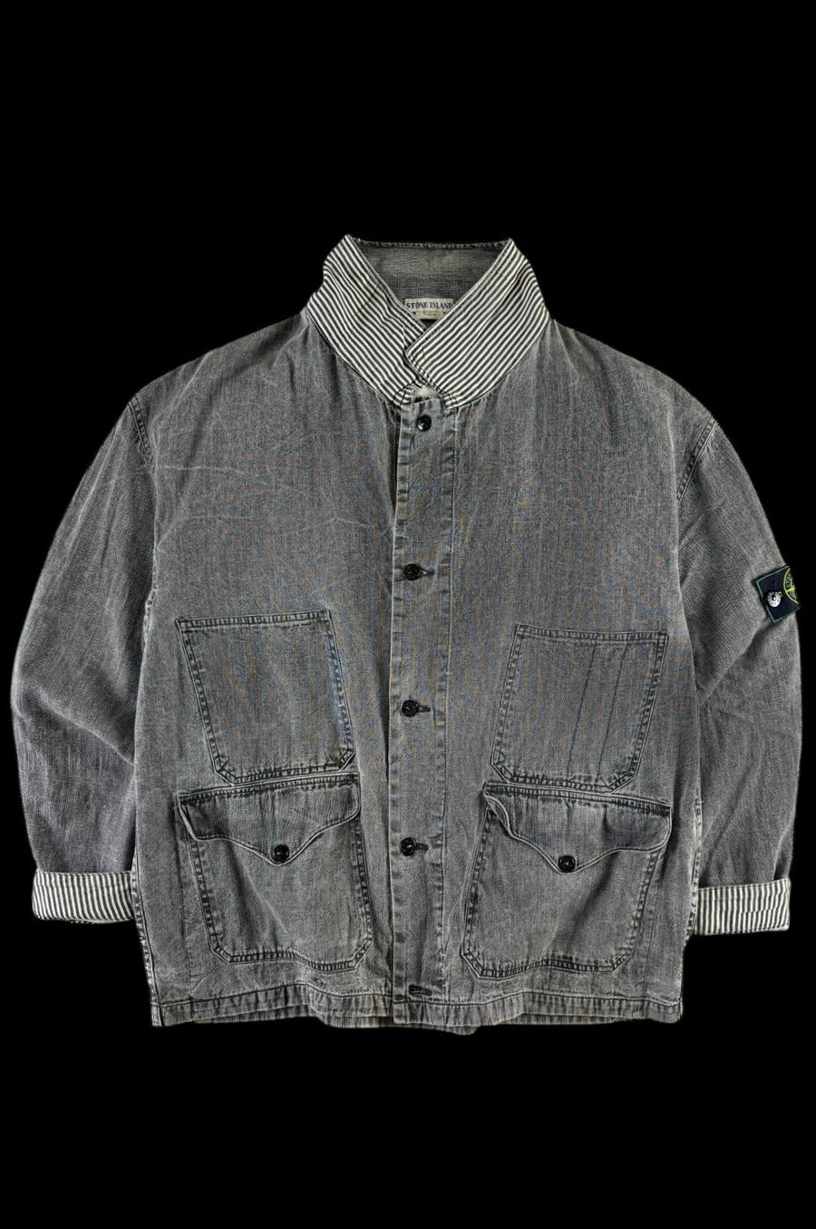 Stone Island 1986 Pigment Dyed Denim Carpenter Jacket [L]