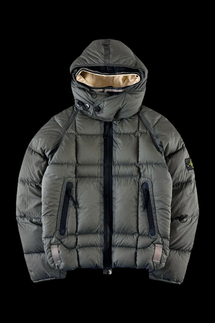 Stone Island 2006 Opaque Nylon Tela Puffer Jacket [M]